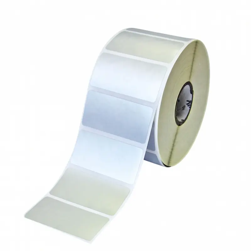 Dispositivo ETIQUETAS 6.4X2.5 POLY TRANS SILVER VOID 2260