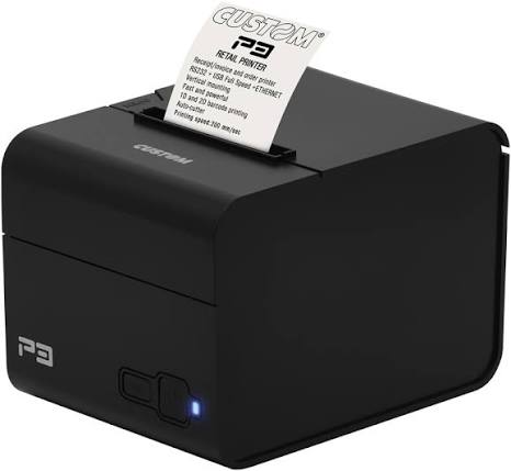 Dispositivo IMPRESORA TERMICA 80MM CUSTOM P3, USB, SERIAL, ETHERNET
