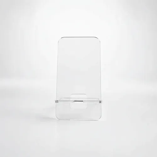 Dispositivo Porta celular de acrilico transparente 3mm